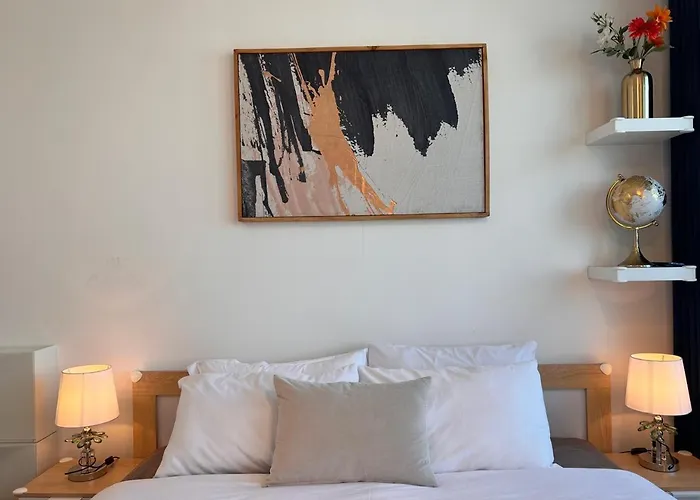 Fully-Furnished Bedroom With Balcony Near The Beach