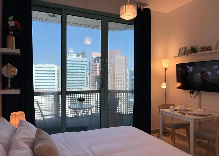 Fully-Furnished Bedroom With Balcony Near The Beach